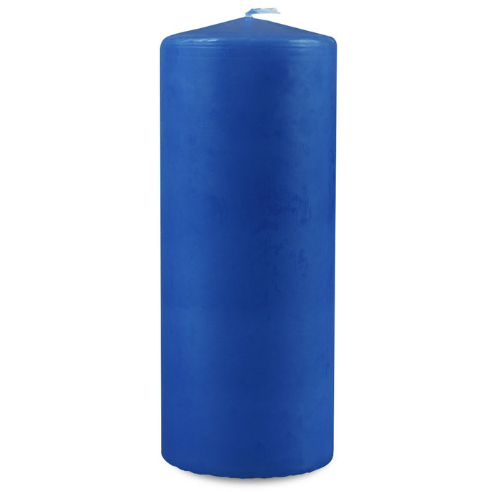 свеча пеньковая 80х200 синяя