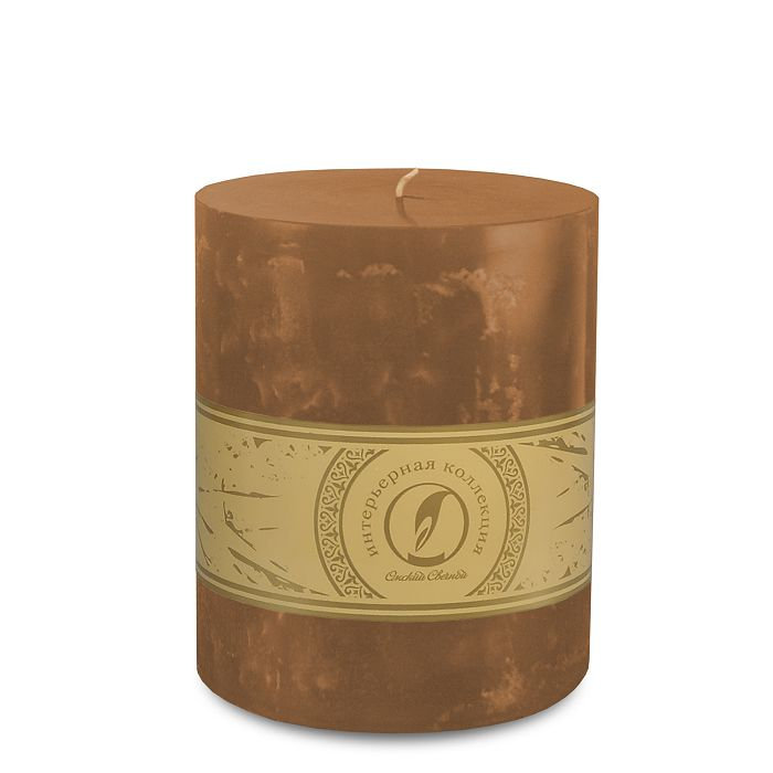 свеча цилиндр d125h150 коричневый