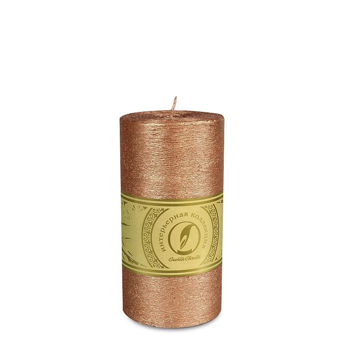 свеча цилиндр d80h150 бронза