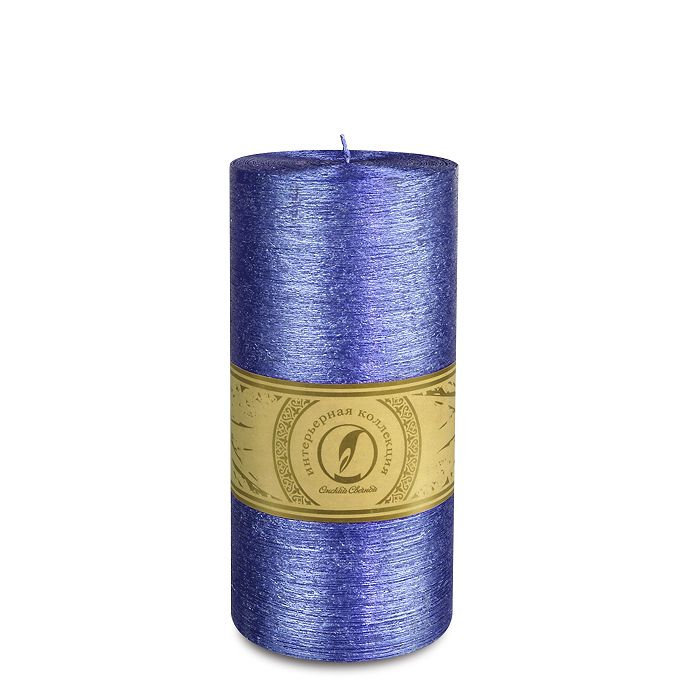свеча цилиндр d100h205 темно-фиолетовый