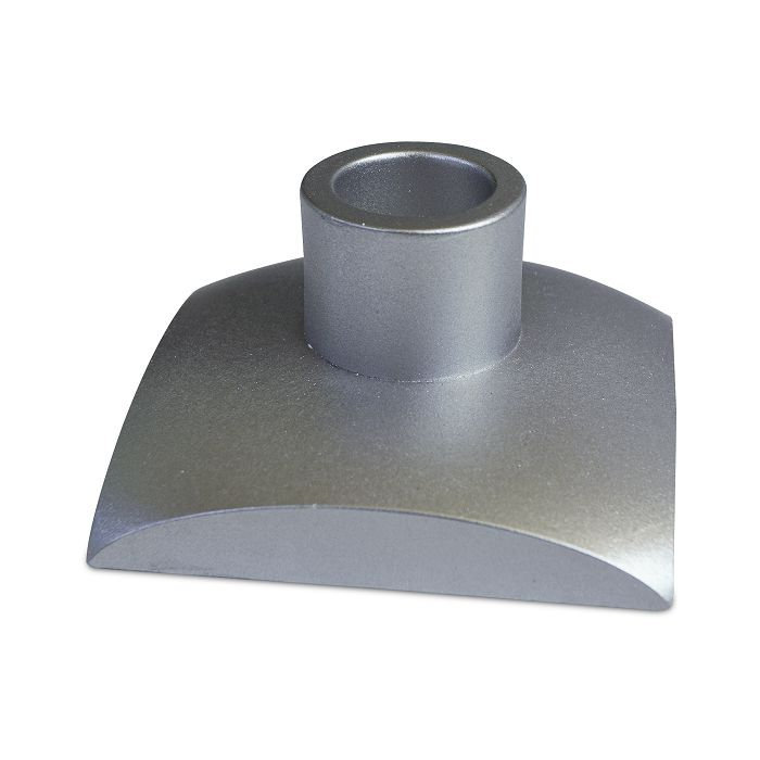 подсвечник гипсовый "квадрат" серебро