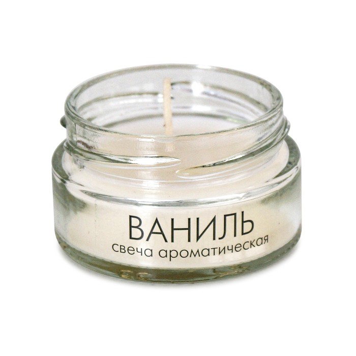 свеча в банке ароматизированная  "ваниль" 50 мл