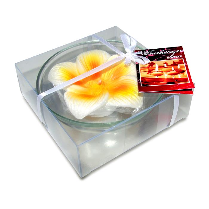 свеча плавающая тропич цветок