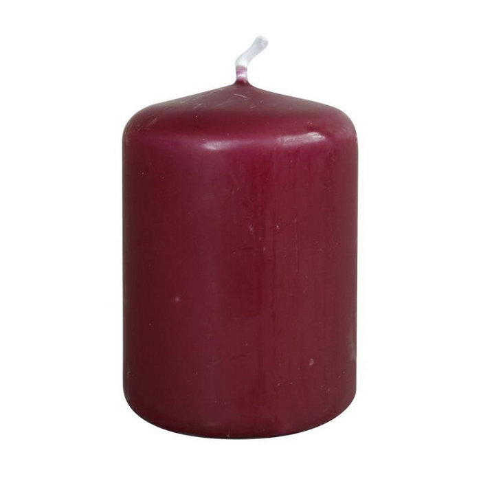 свеча  пеньковая 40х50  бордовая