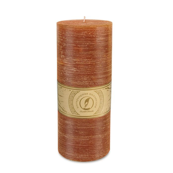 свеча цилиндр d100h255 коричневый