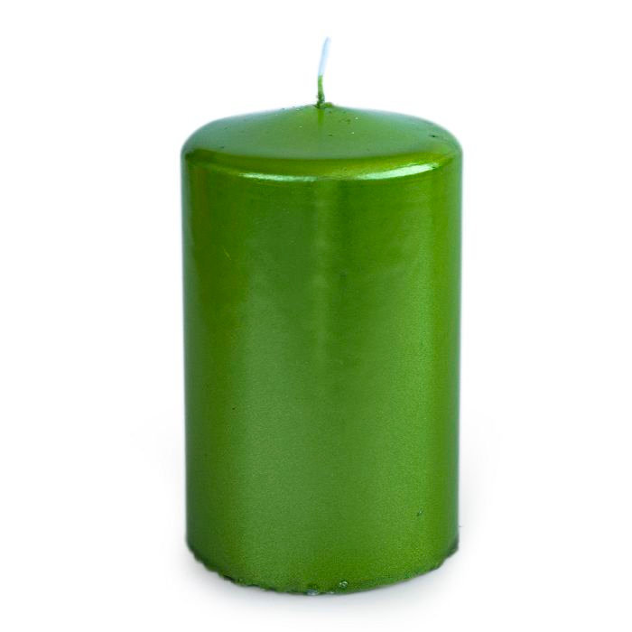 свеча пеньковая 60х100 зеленый блеск