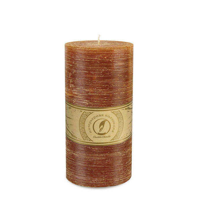 свеча цилиндр d100h205 коричневый