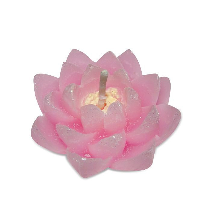 набор свечей лилии розовые