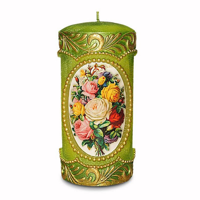 свеча пеньковая "Цветочная"