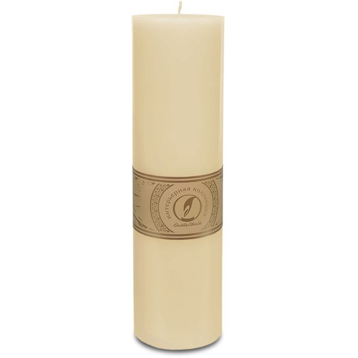 свеча цилиндр d80h305 кремовый