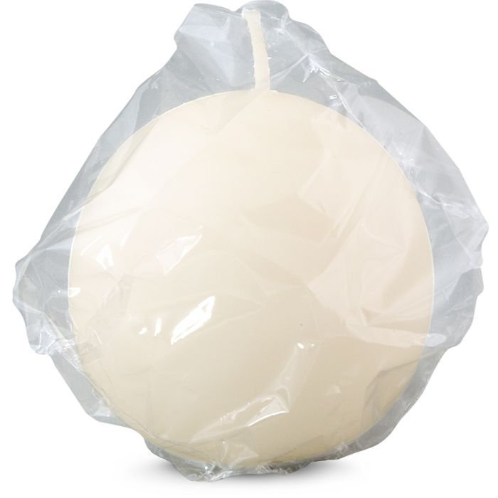 свеча шар 80 сл. кость