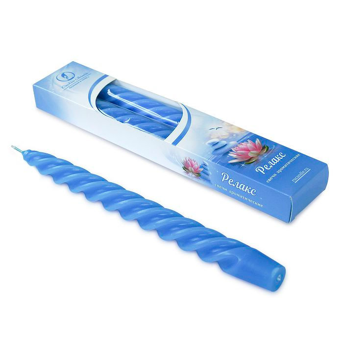 свеча витая 2 шт арома "релакс"