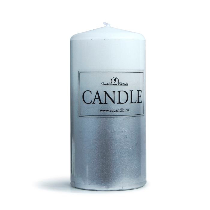 Свеча пеньковая 60*125 серебро "сandle"