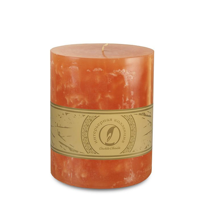 свеча цилиндр d125h150 облепиховый