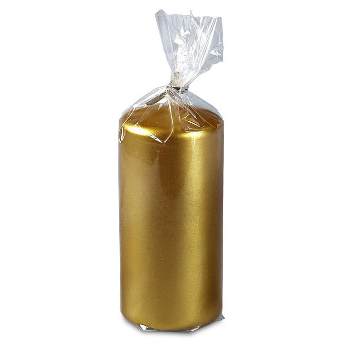 свеча пенек 60х125 "золотая"