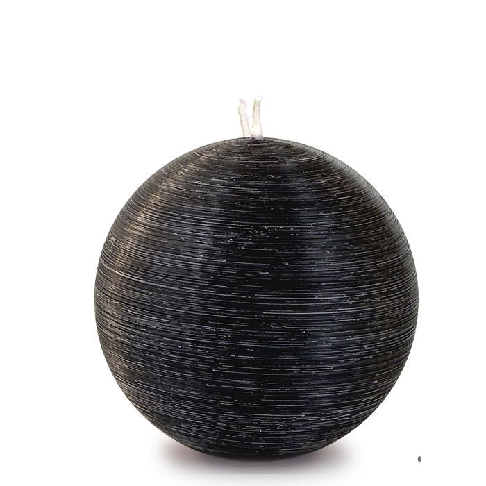 свеча шар d125 черный