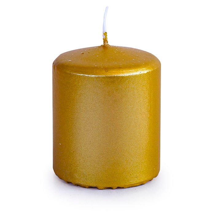 свеча пеньковая 50х60 золотая