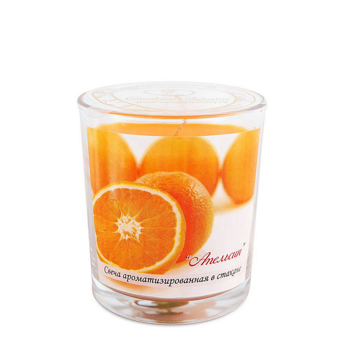 свечи ароматизированные апельсин