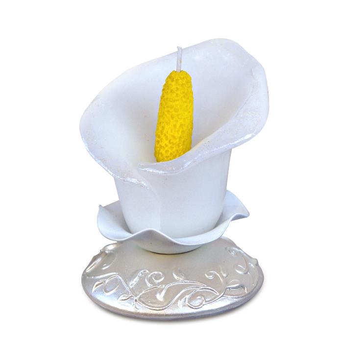 свеча мигающая  хамелеон Кала