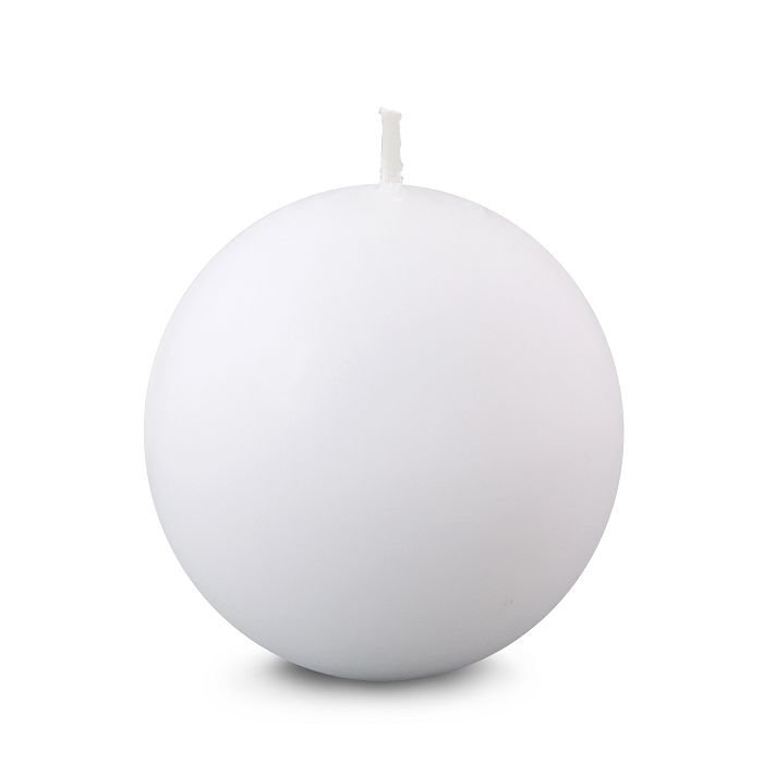 свеча шар 55 белый