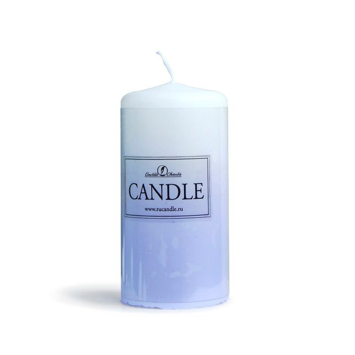 Свеча пеньковая 50*100 сиреневая "сandle"