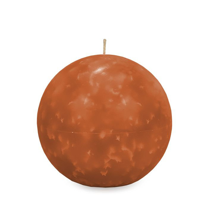 свеча шар d125 облепиховый