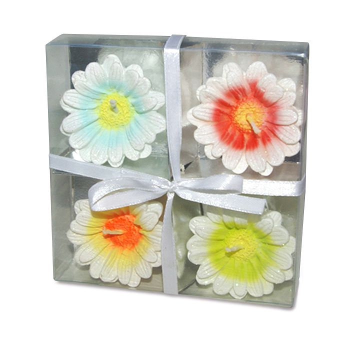 набор свечей ромашки