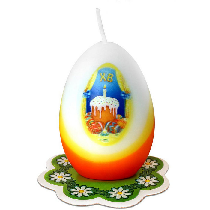 свеча-яйцо "Кулич"