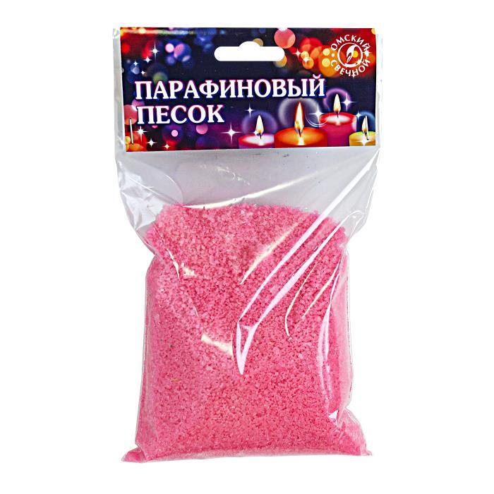 парафиновый песок 100 гр розовый неон
