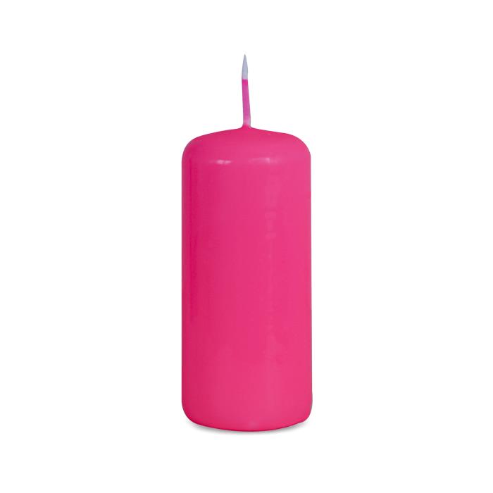 свеча пеньковая 40х90 розовая