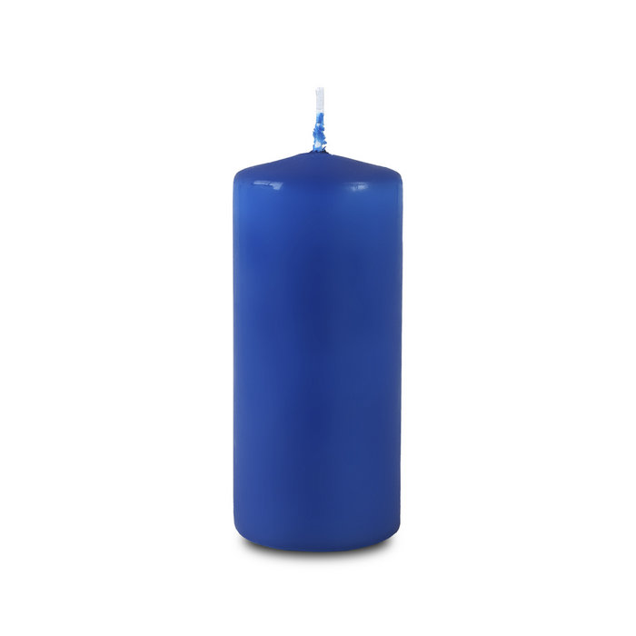 свеча пеньковая 40х90 синяя