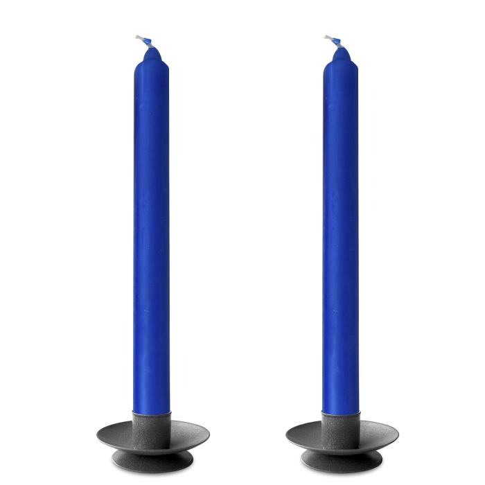 свеча классическая 2 шт синяя