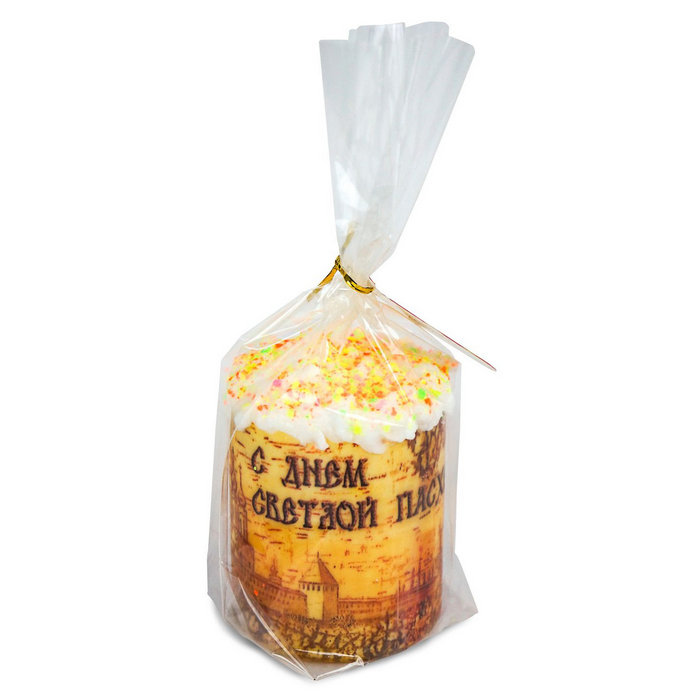 свеча кулич малый "береста"