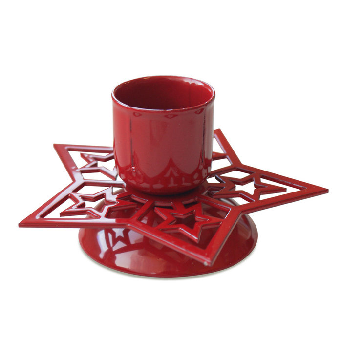 подсвечник "созвездие" красный