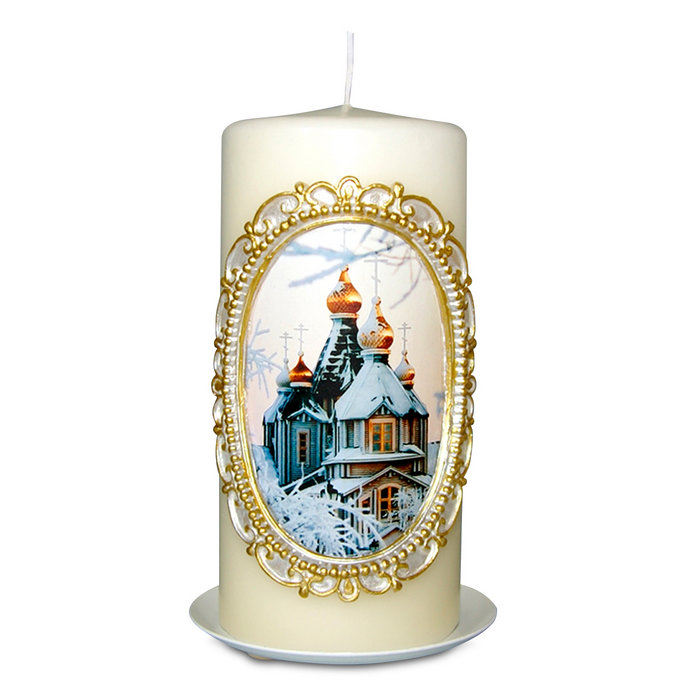 свеча пеньковая "церковь"