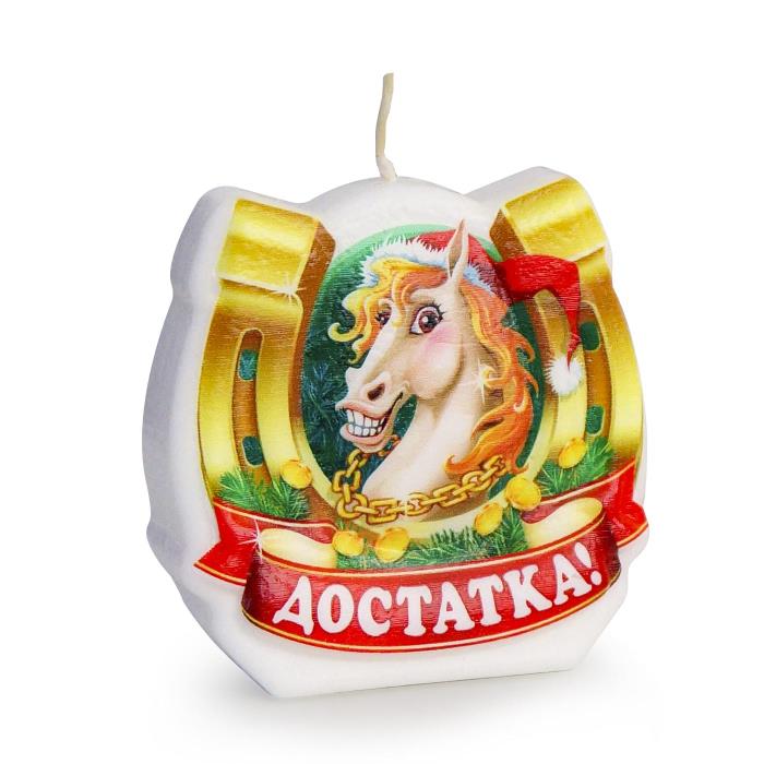 свеча-подкова "достаток"