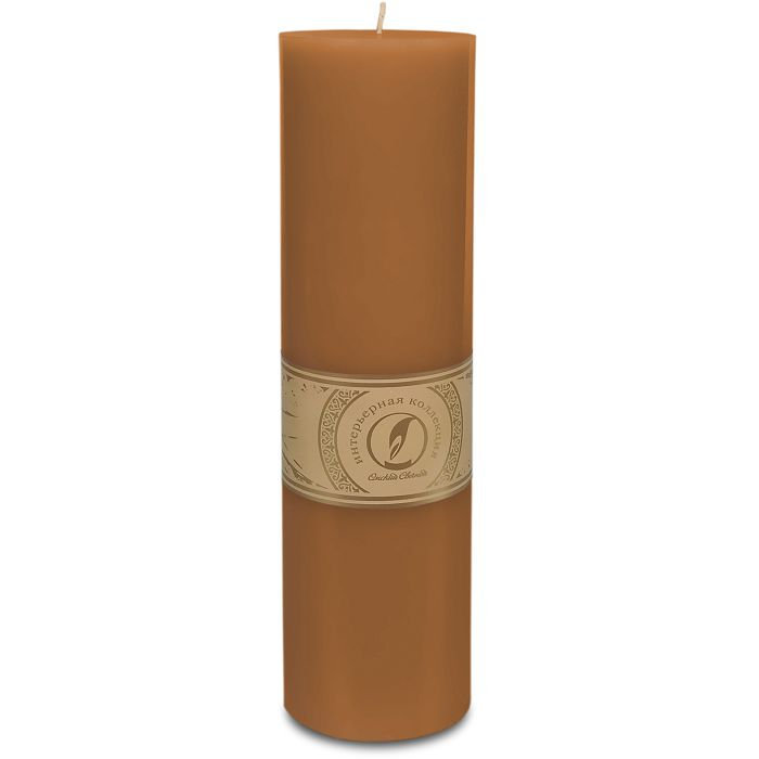 свеча цилиндр d80h305 коричневый
