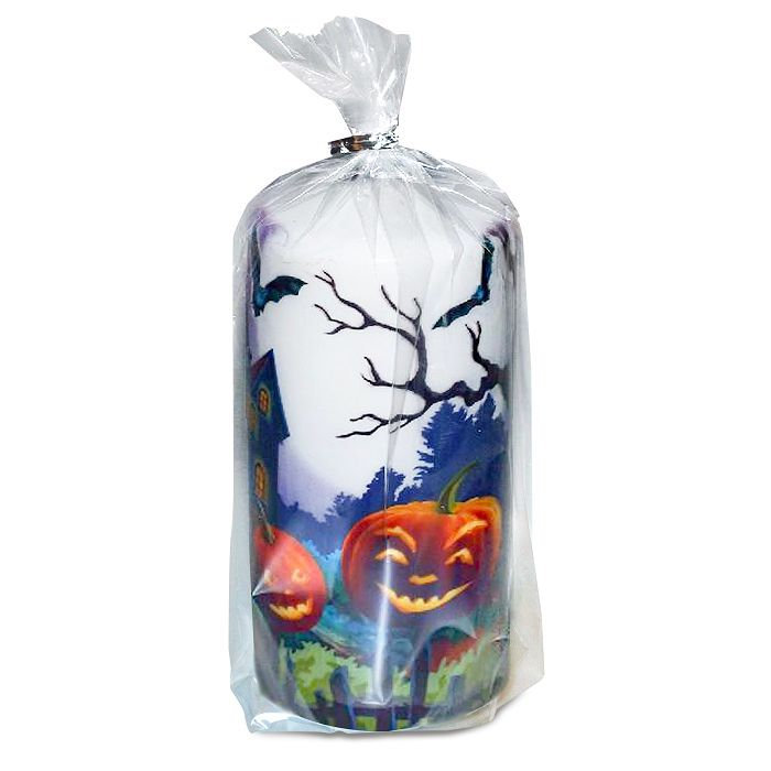 свеча пеньковая хэллоуин