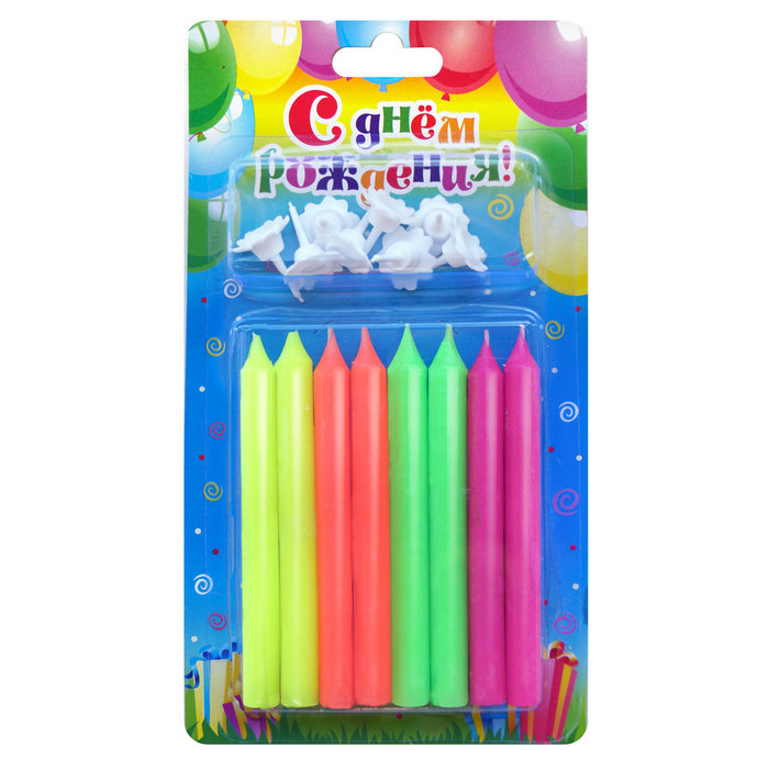 свечи тортовые классические 8