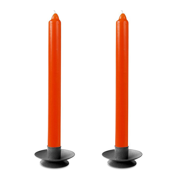 свеча классическая 2 шт оранжевая