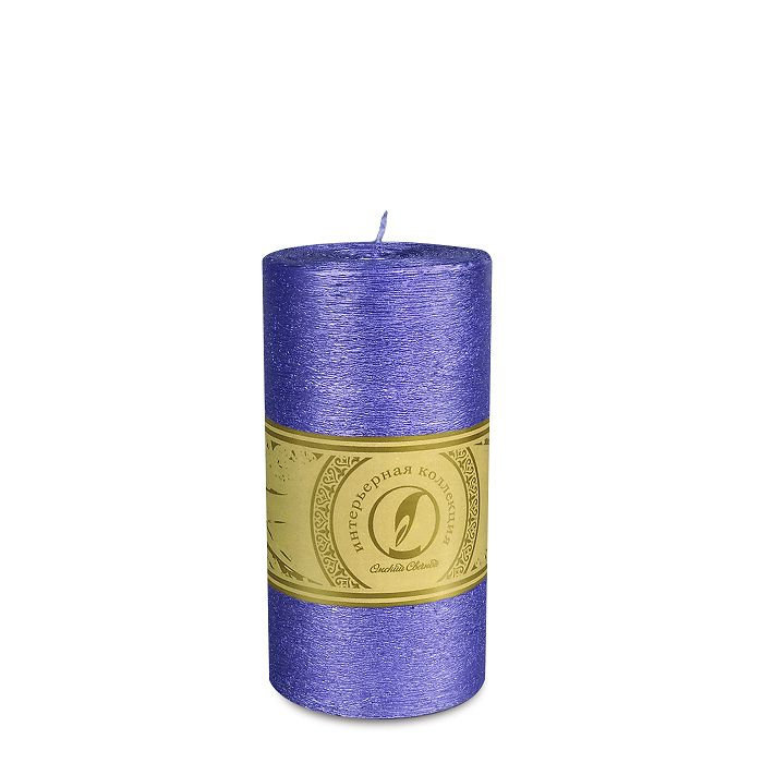 свеча цилиндр d80h150 темно-фиолетовый