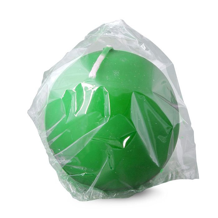 свеча шар 55 зеленый