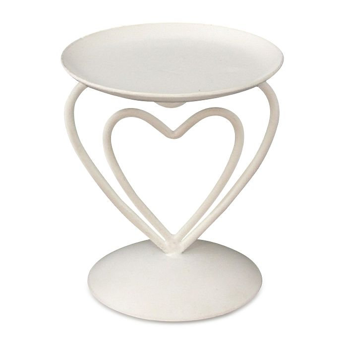 подсвечник два сердца