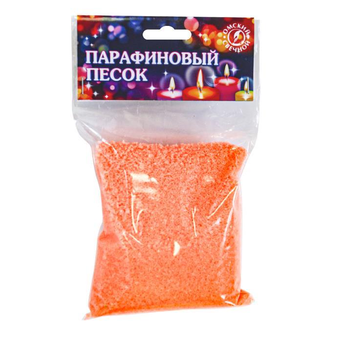 парафиновый песок 100 гр оранжевый неон