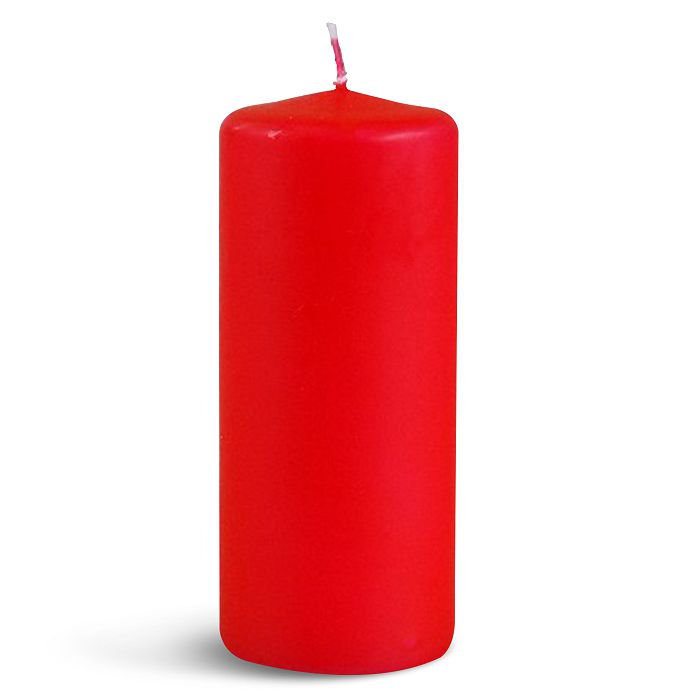 свеча ароматизированная пеньковая 40х90 "клубника"