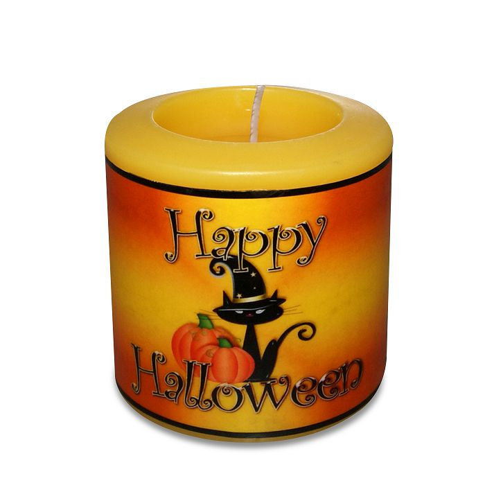 свеча-фонарик хэллоуин