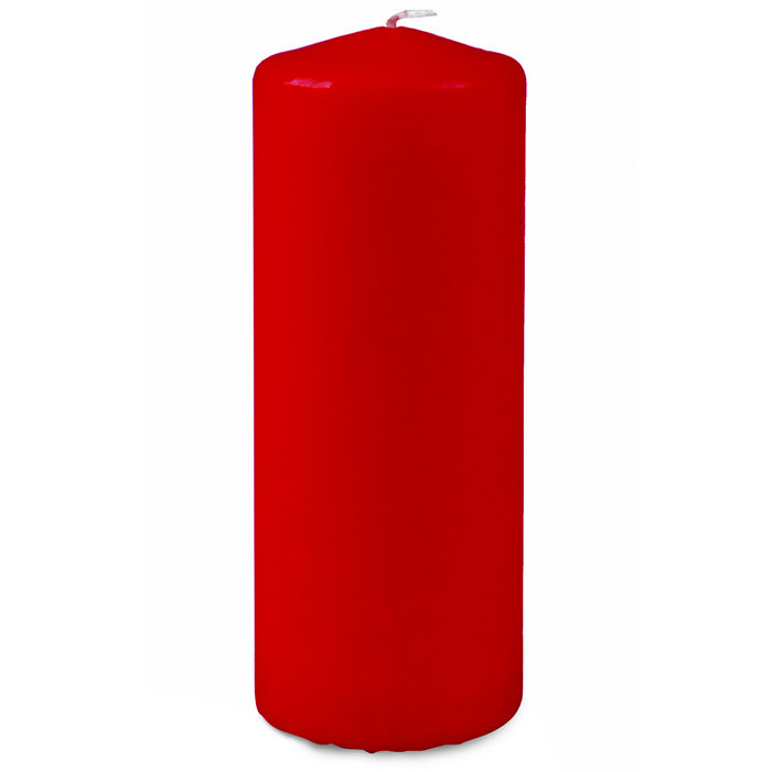 свеча пеньковая 80х200 красная