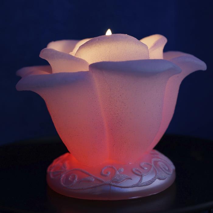 свеча роза хамелеон