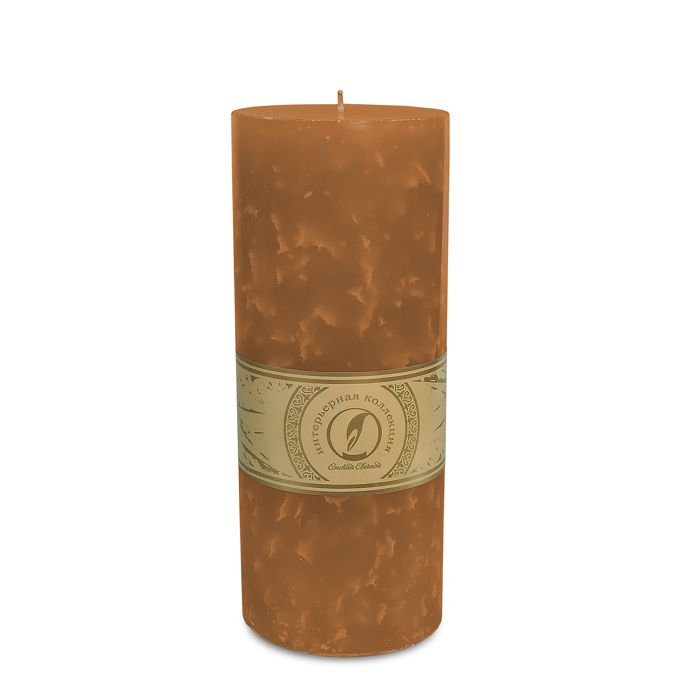 свеча цилиндр d100h255 коричневый