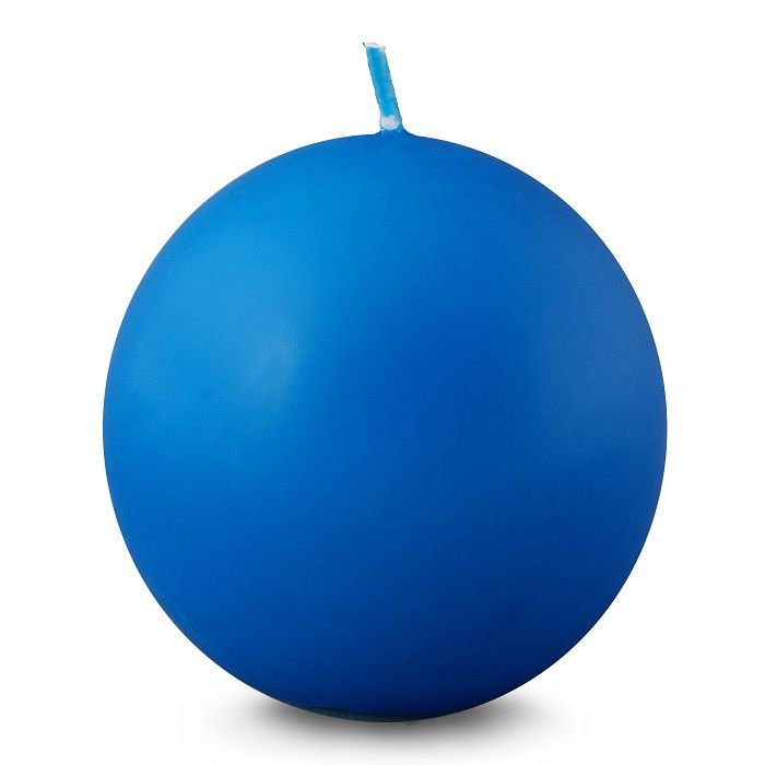 свеча шар 80 синий